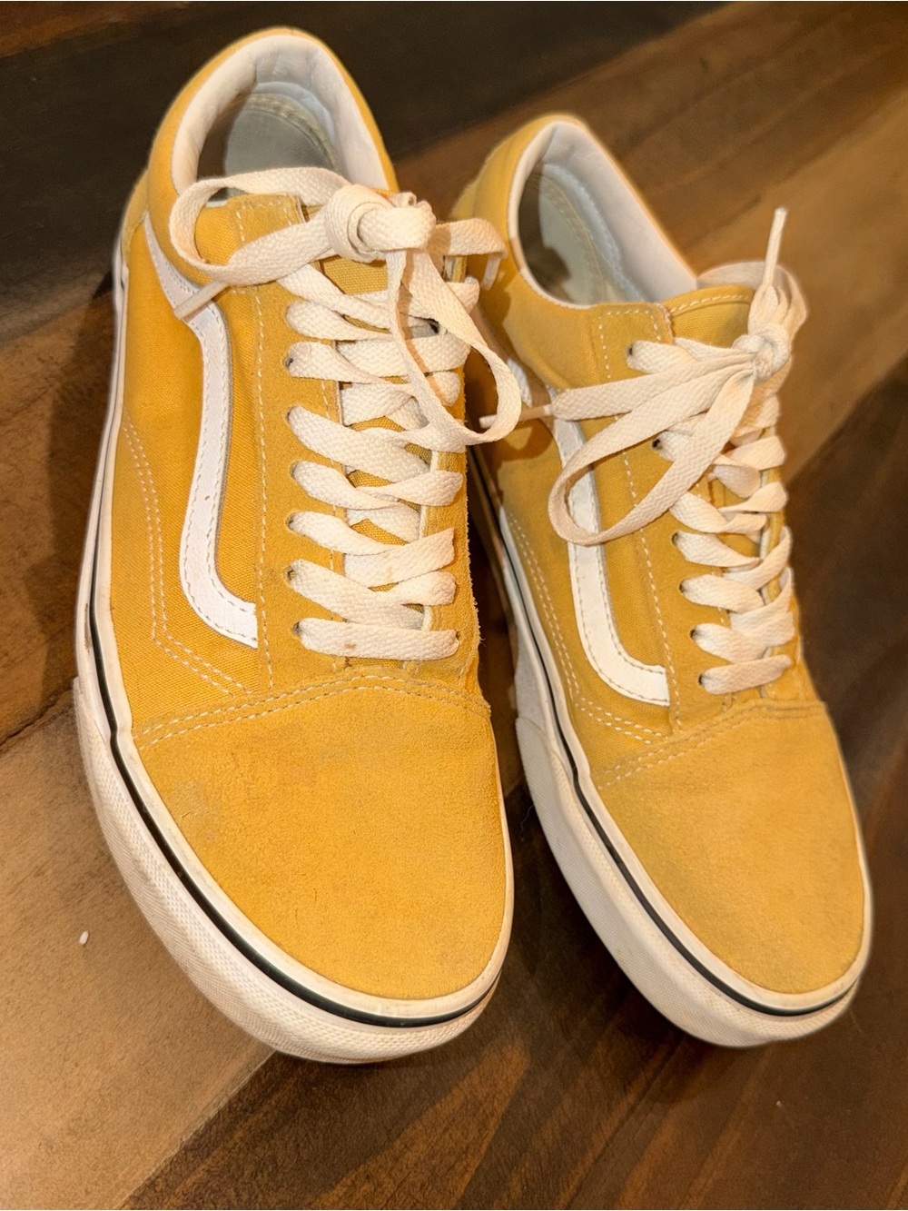 Vans Old Skool Theory Golden Yellow Mens 7.5 Women’s 9